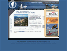 Tablet Screenshot of laketahoeairport.com